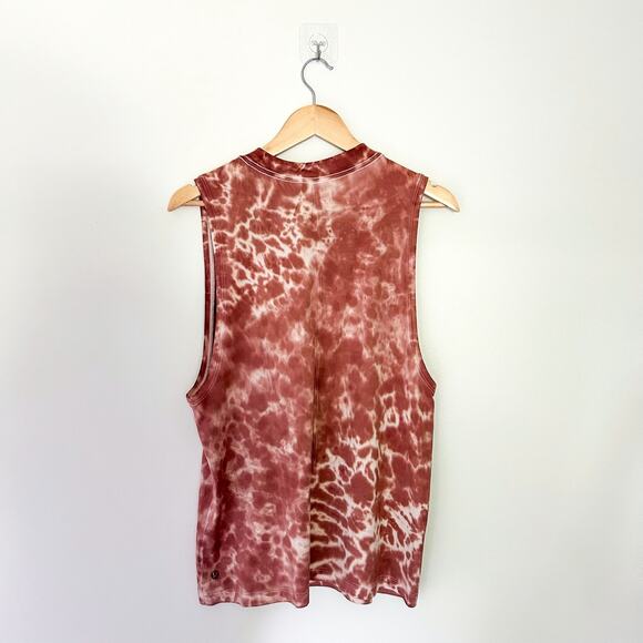 Lululemon All Yours Tank Top in Marmoleado Tie Dye Ancient Copper 6 - Picture 7 of 9